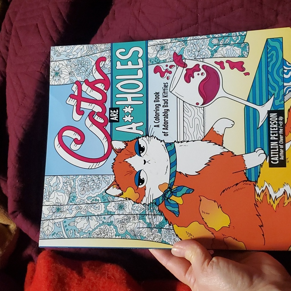 Cats are A**holes Coloring book